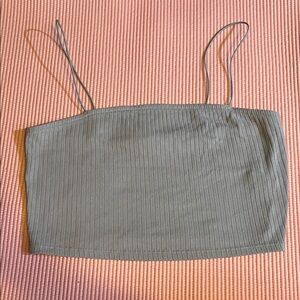 Forever 21 Sage Ribbed Camisole